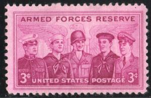 SC#1067 3¢ Armed Forces Reserve Issue Single (1955) MNH