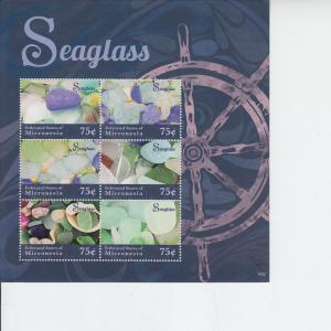 2015 Micronesia Seaglass II MS6 (Scott 1100) MNH