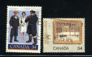 Can #1075-76   -3  used VF 1985 PD