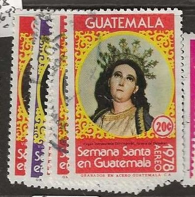 GUATEMALA SC C638, C640-641, C643         VFU     P0702H