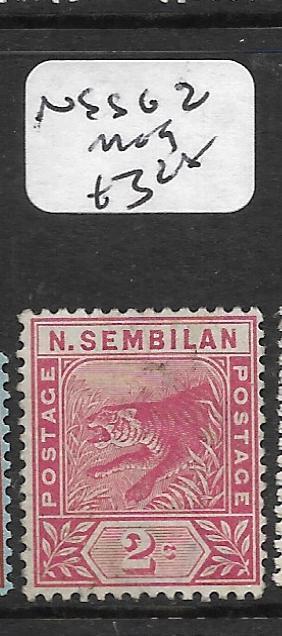 MALAYA  NEGRI SEMBILAN   (P1007B)  TIGER 2C  SG 2  MOG