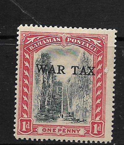 BAHAMAS, MR12, MINT HINGED, WAR TAX OVPTD