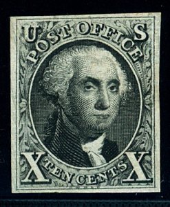 U.S. #4 MINT WITH PF CERT