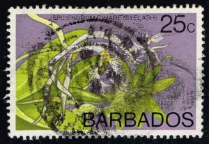 Barbados #405 Orchids; Used (0.70)