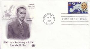 US FDC Sc.# 3141 50th Anny of the Marshall Plan L705