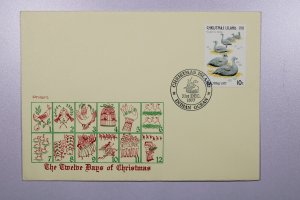 Christmas Island 1977 - Sex geese a-laying - Christmas Cover - F71796