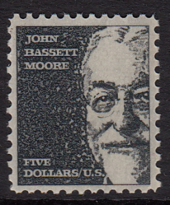 United States #1295 John Bassett Moore, Please see description.