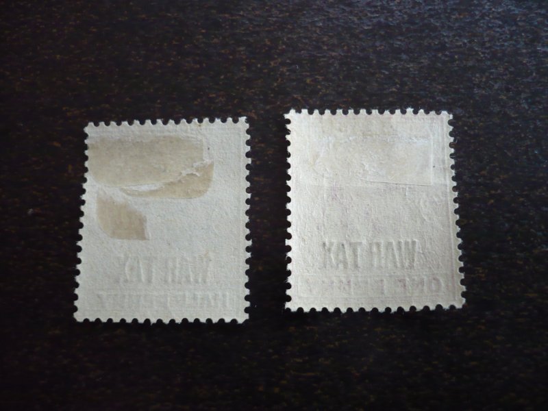 Stamps - Bahamas - Scott# MR6-MR7 - Mint Hinged Part Set of 2 Stamps