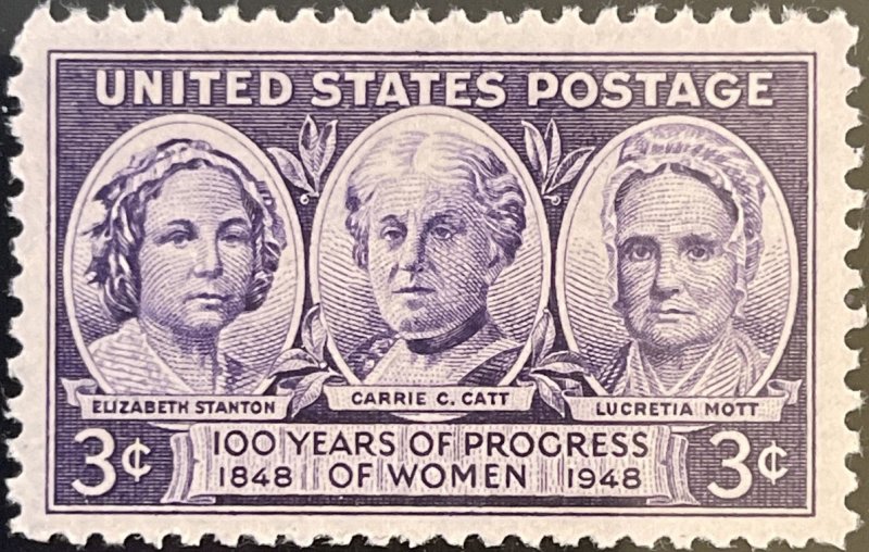 Scott #959 1948 3¢ Progress of Women MNH OG VF/XF