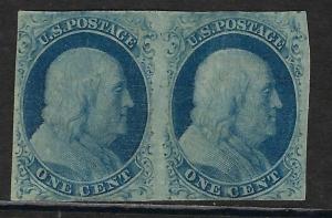 *7 VF OG, HORIZONTAL PAIR! SCOTT $2,400.00