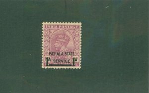 INDIA - PATIALA STATE 059 MH CV$ 12.50 BIN$ 5.50