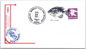 US SPECIAL POSTMARK EVENT COVER WORLD'S BIGGEST FISH FRY AT PARIS TENNESSEE (d)