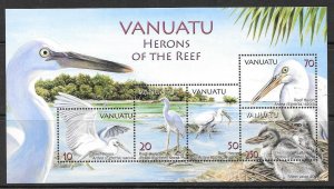 VANUATU SGMS994 2007 REEF HERONS MNH