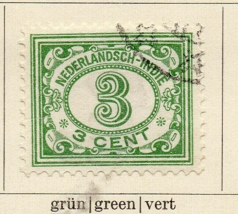 Dutch Indies Netherlands 1929-30 Early Issue Fine Used 3c. NW-170639