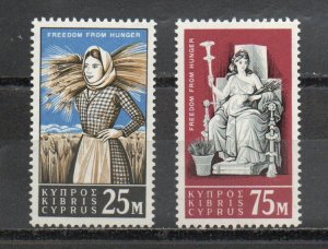 Cyprus 222-223 MNH