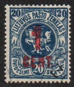 Lithuania Sc #125 Used