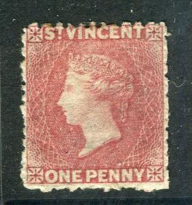 ST. VINCENT; 1860s early classic QV issue Mint unused 1d. value