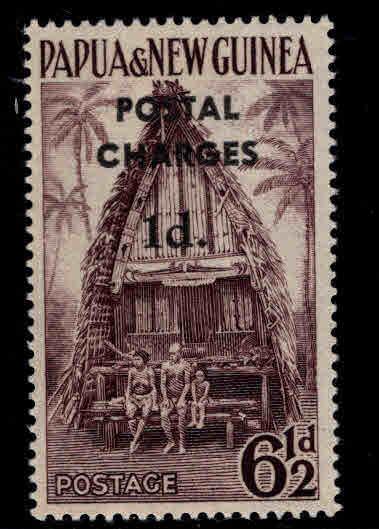 PNG Papua New Guinea Scott J1 MNH** surcharged postage due stamp 1960