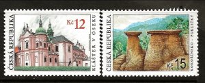 Czech Republic Sc 3305-6 NH SET of 2006 - Arhitecture - Monastery, Capstones