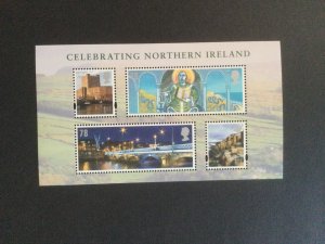 2008 GB MS NI152 regional Mint minisheet. Celebrating N.Ireland. MNH