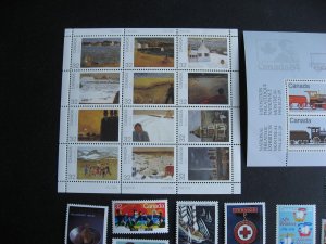 Canada 1984 annual souvenir collection MNH stamps, no book only pictured stamps