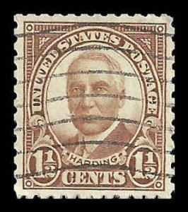 # 684 Used Brown Warren G. Harding XF+