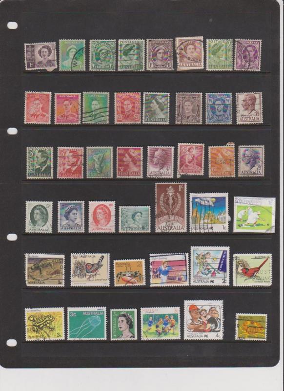 Australia Approx 290 Different Used Many Higher Values See 8 Scans