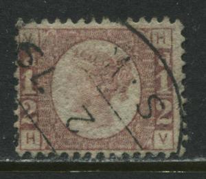 Great Britain 1870 1/2d Plate 1 choice used