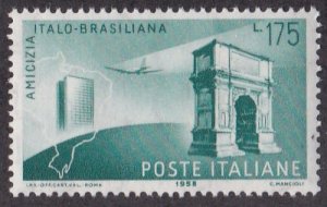 Italy # 749, Italian & Brazilian Friendship, NH