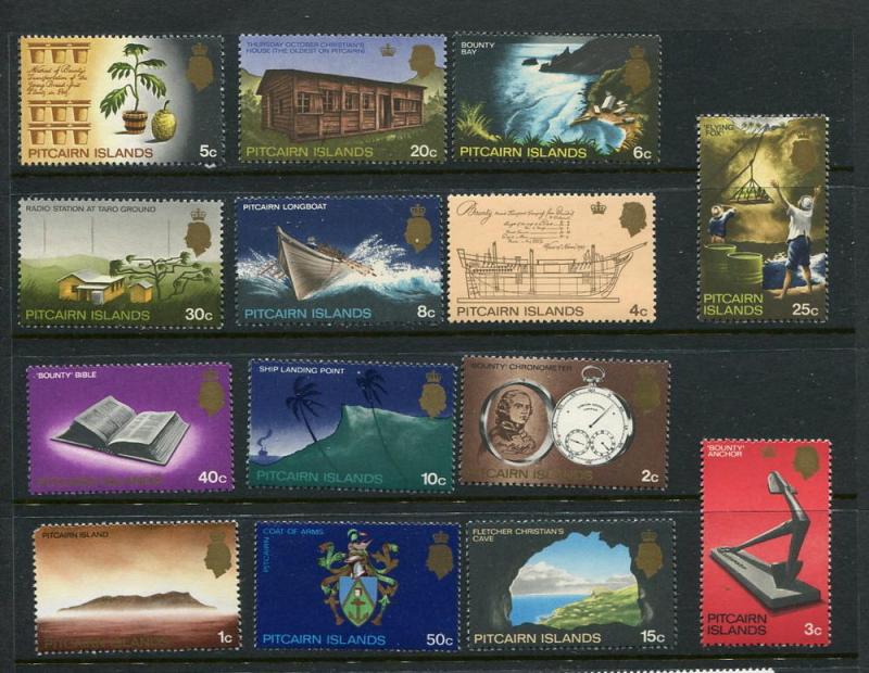 Pitcairn Is #97-109 MNH