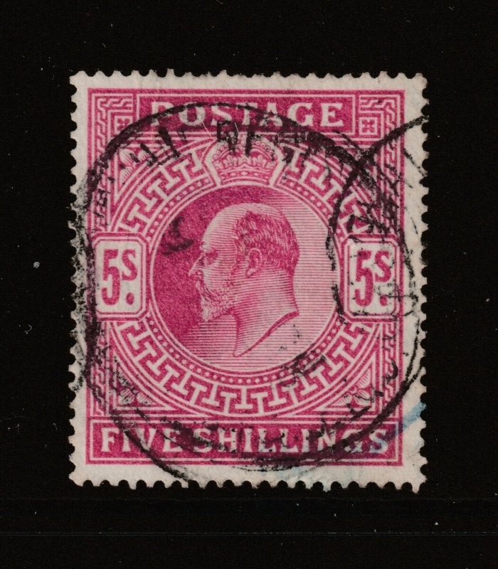 Great Britain a used 5/- Edward