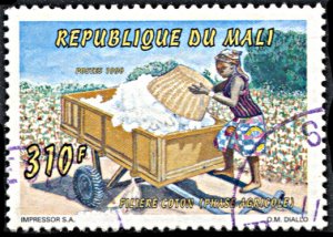 Mali 808, postally used, Cotton Cultivation