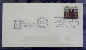 2242   Canada   FDC   # 518  Group of Seven - Isle of Spruce      CV$ 2.00