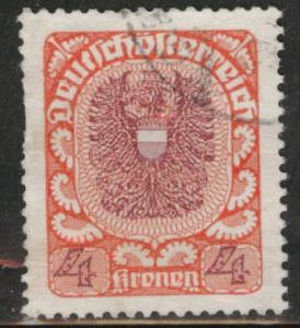 Austria Osterreich Scott 244 used thin short perfs