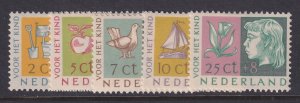 Netherlands, Scott B259-B263, MLH