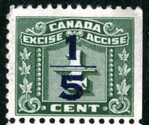 Canada - #FX104 - UNUSED STRIP OF 3, EXCISE TAX, NO GUM - 1934- Item C376AFF7