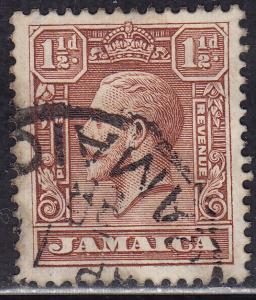 Jamaica 104 USED 1929 King George V 1½d