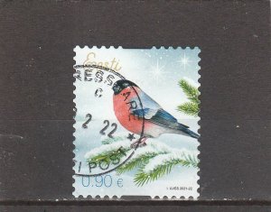 Estonia  Scott#  961  Used  (2021 Eurasian Bull Finch)