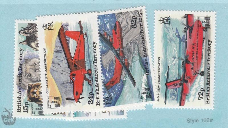 BRITISH ANTARCTIC TERRITORY  # 224-229 VF-MNH  O/PRINT WITH HONG KONG 94 EMBLEM