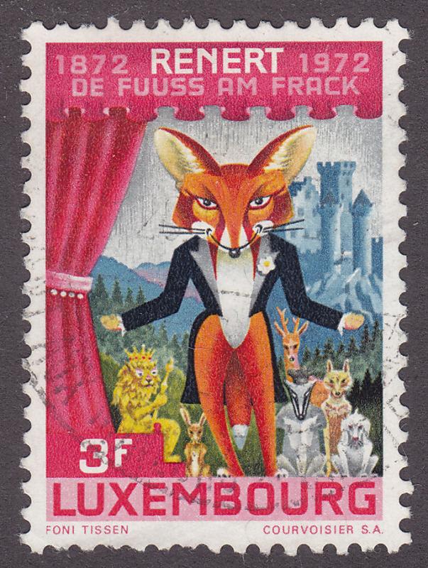 Luxembourg 516 Hinged 1972 The Fox Wearing Tails