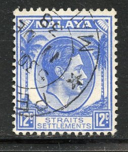 Straits settlements #225, Used.