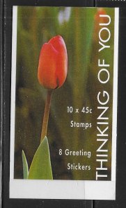 Australia 1369b 1994 Thinking of You booklet MNH