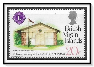 Virgin Islands #427 Lions Club MNH