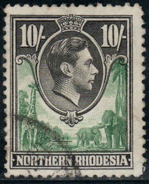 Northern Rhodesia  #44  Used CV $35.00