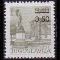 YUGOSLAVIA 1981 - Scott# 1550 View Surch. Set of 1 NH