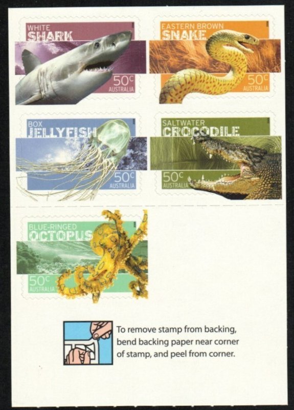 Australia Stamp 2566-2570  - Dangerous wildlife