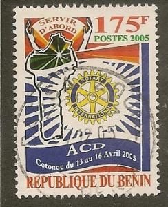 Benin    Scott  1329     Rotary Club         Used