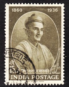 India Scott 344 VF used.