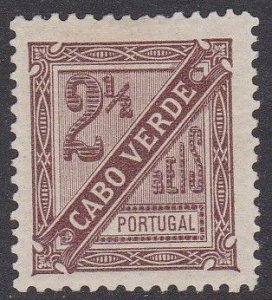 Cape Verde Sc #P1 Mint Hinged