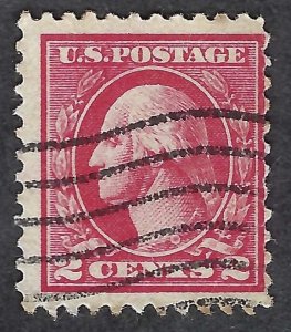 United States #528 2¢ George Washington, Type Va Carmine. Perf. 11. VG Used.